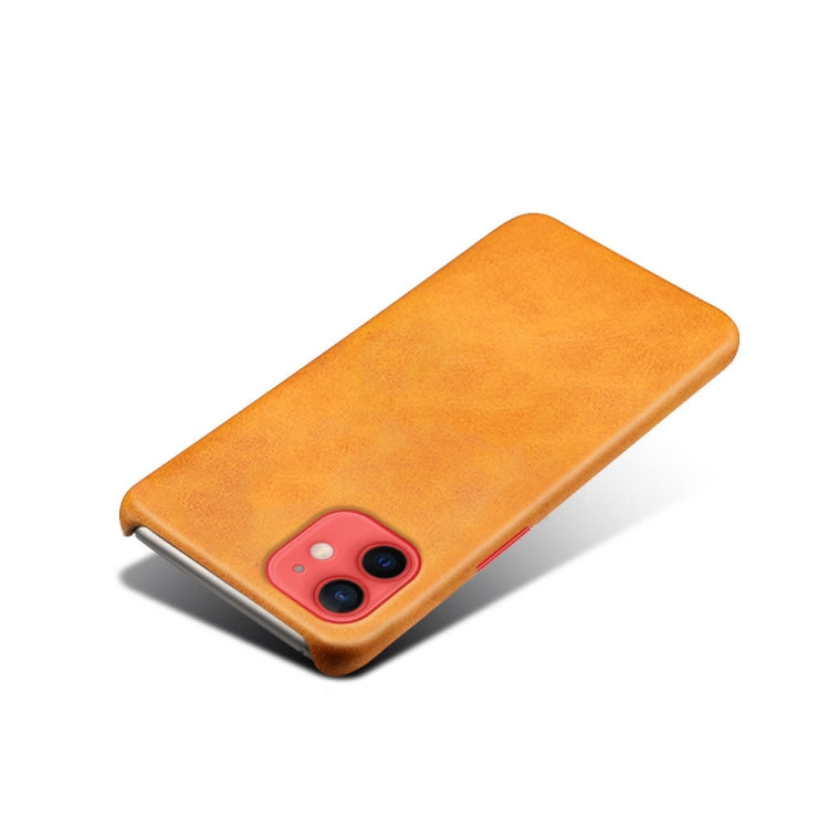 For iPhone 12 mini Calf Texture PC + PU Phone Case