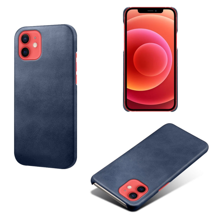 For iPhone 12 mini Calf Texture PC + PU Phone Case