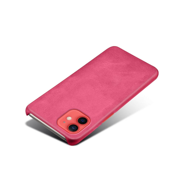 For iPhone 12 mini Calf Texture PC + PU Phone Case