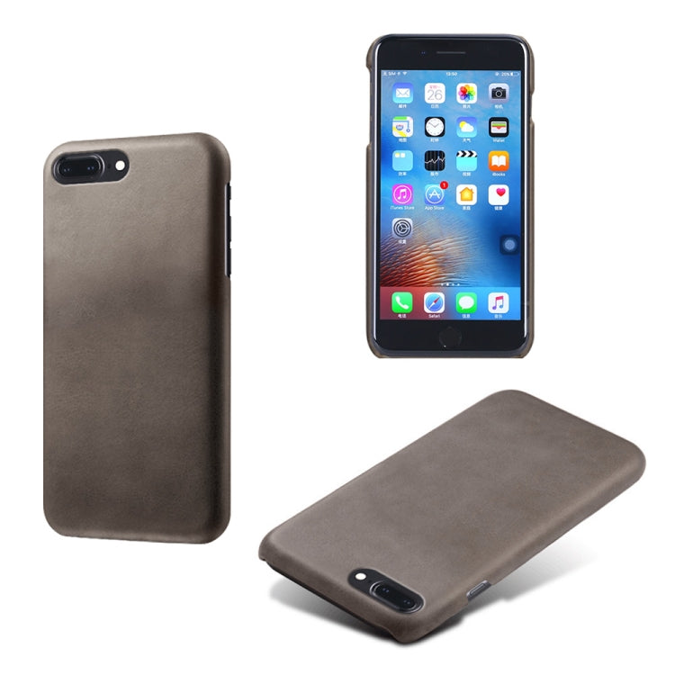 Calf Texture PC + PU Phone Case For iPhone 8 Plus & 7 Plus