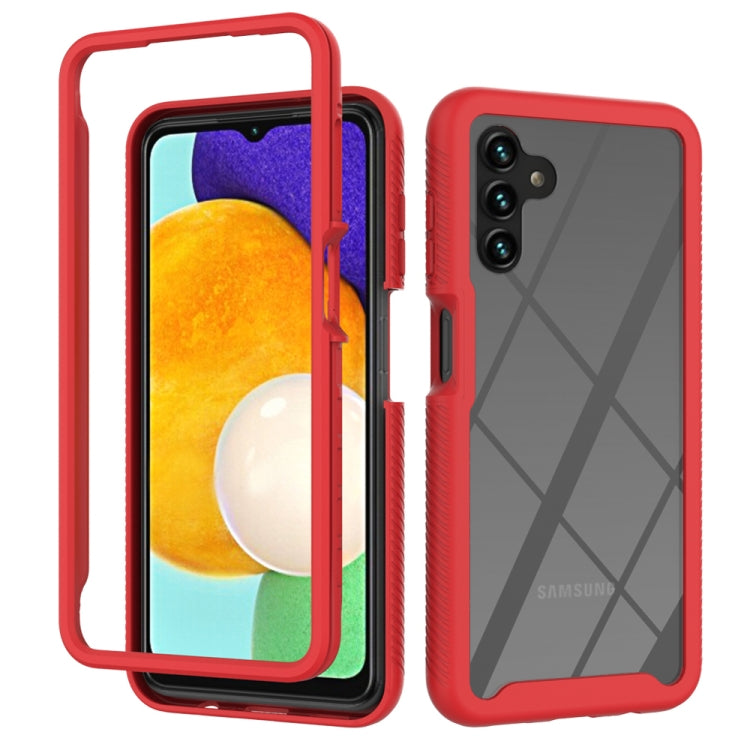 For Samsung Galaxy A13 5G/A04s Starry Sky Solid Color Series Shockproof PC + TPU Protective Phone Case