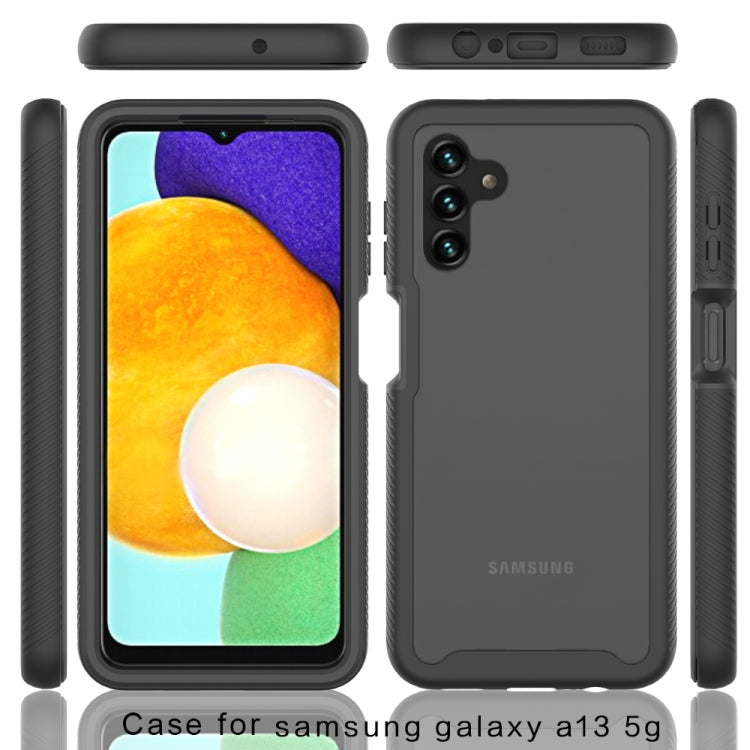 For Samsung Galaxy A13 5G/A04s Starry Sky Solid Color Series Shockproof PC + TPU Protective Phone Case