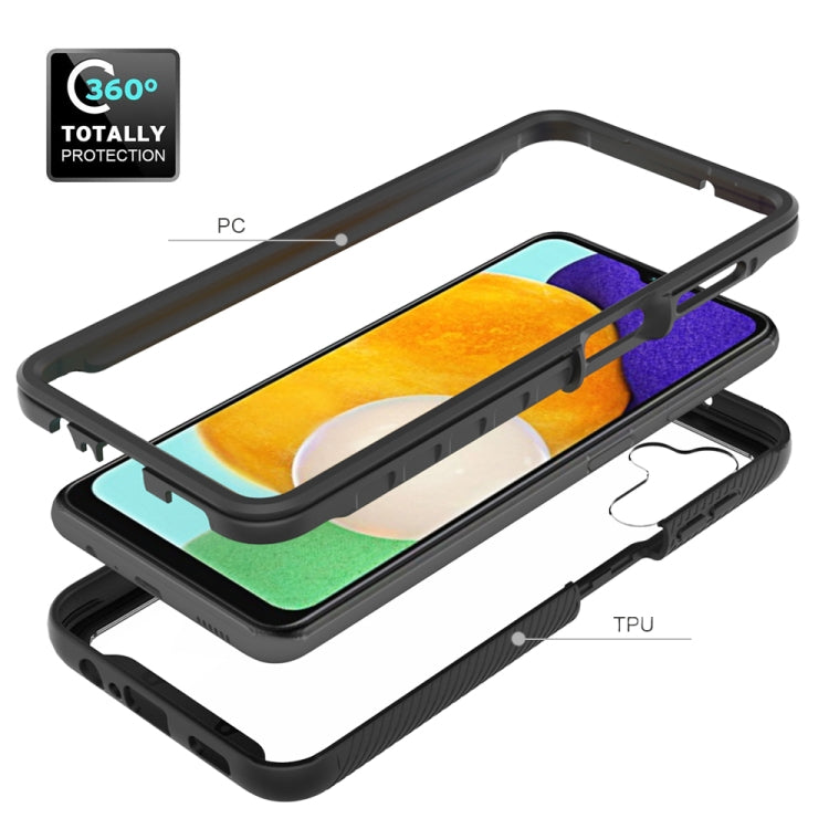 For Samsung Galaxy A13 5G/A04s Starry Sky Solid Color Series Shockproof PC + TPU Protective Phone Case