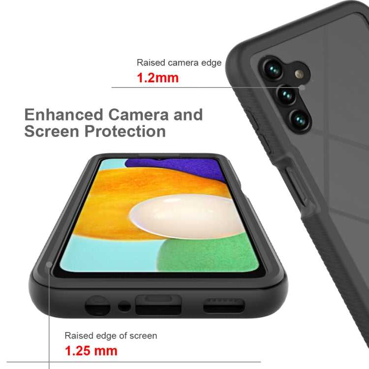 For Samsung Galaxy A13 5G/A04s Starry Sky Solid Color Series Shockproof PC + TPU Protective Phone Case