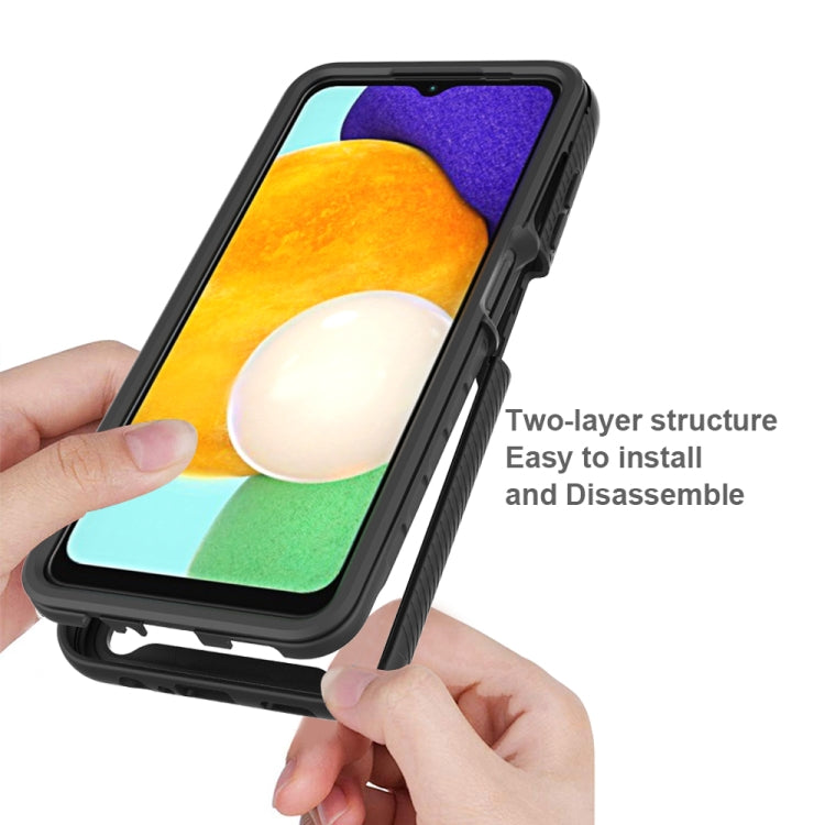 For Samsung Galaxy A13 5G/A04s Starry Sky Solid Color Series Shockproof PC + TPU Protective Phone Case