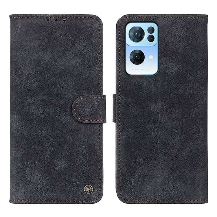 For OPPO Reno7 Pro 5G Antelope Texture Magnetic Buckle Leather Phone Case