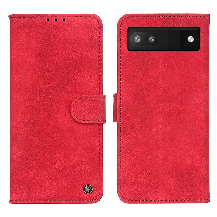 For Google Pixel 6a Antelope Texture Magnetic Buckle Leather Phone Case