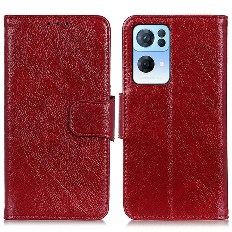 For OPPO Reno7 Pro 5G Nappa Texture Horizontal Flip Leather Phone Case