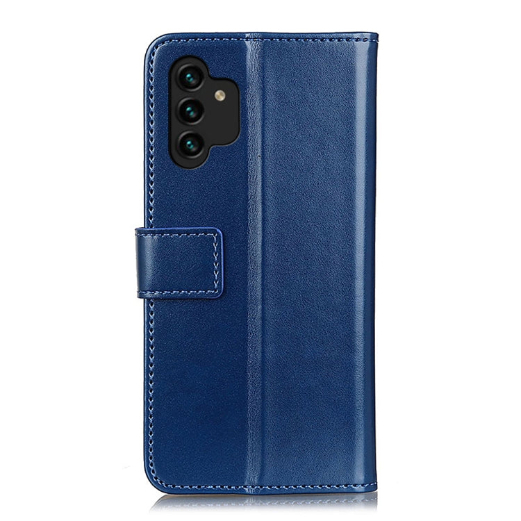 For Samsung Galaxy A13 4G 3-Color Pearl Texture Magnetic Buckle Leather Phone Case