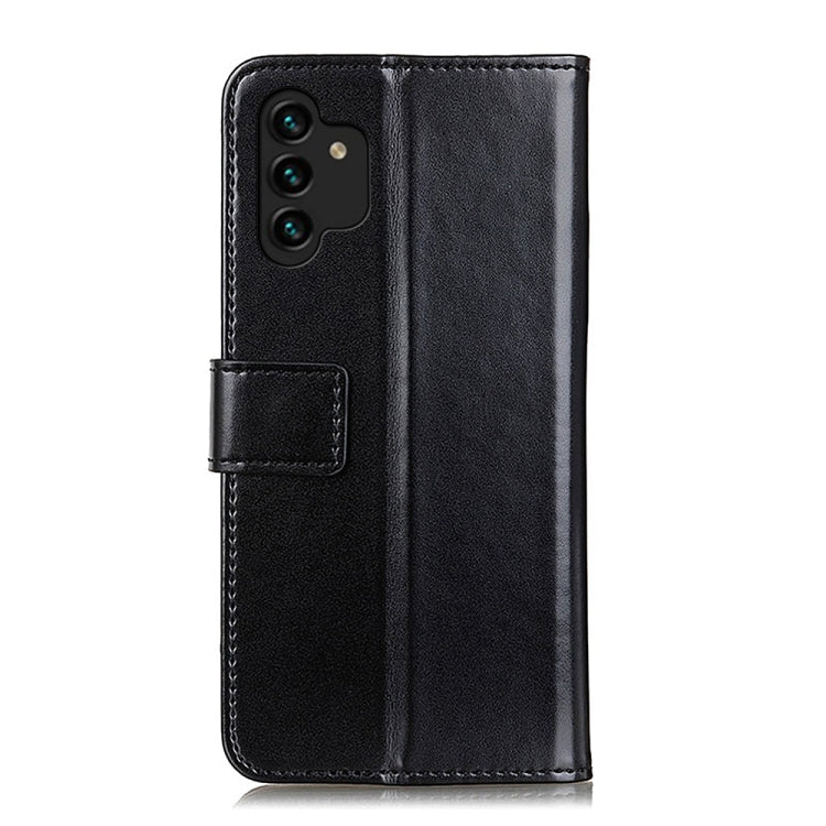 For Samsung Galaxy A13 4G 3-Color Pearl Texture Magnetic Buckle Leather Phone Case