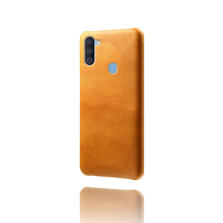 Calf Texture  PC + PU Phone Case For Samsung Galaxy A11