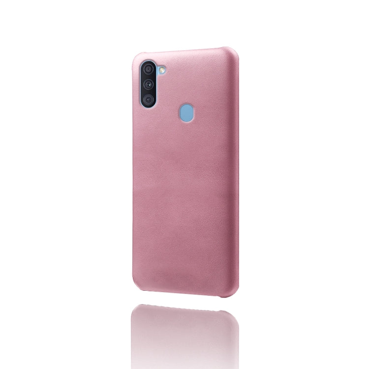 Calf Texture  PC + PU Phone Case For Samsung Galaxy A11