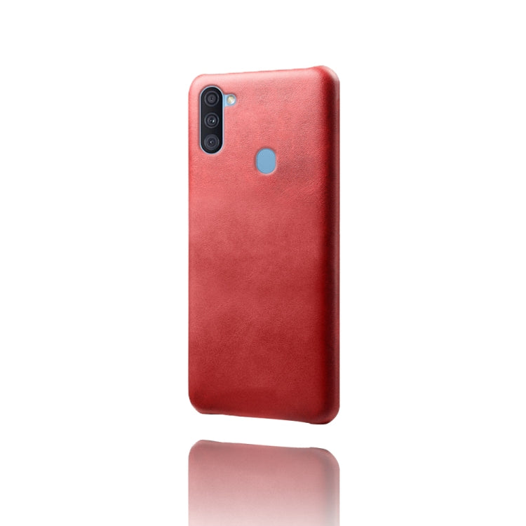 Calf Texture  PC + PU Phone Case For Samsung Galaxy A11