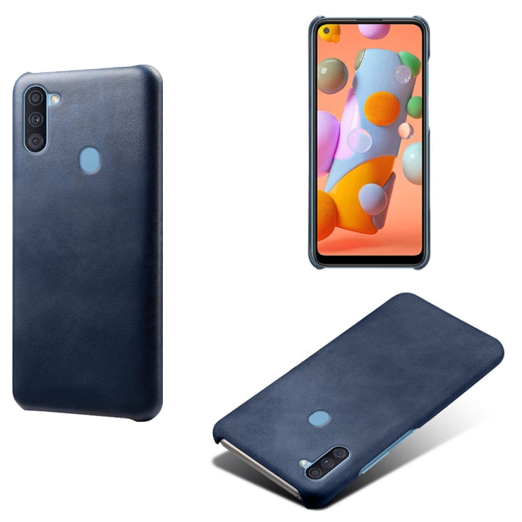 Calf Texture  PC + PU Phone Case For Samsung Galaxy A11