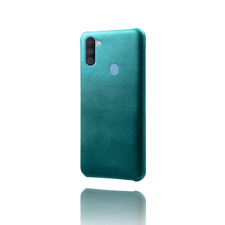 Calf Texture  PC + PU Phone Case For Samsung Galaxy A11
