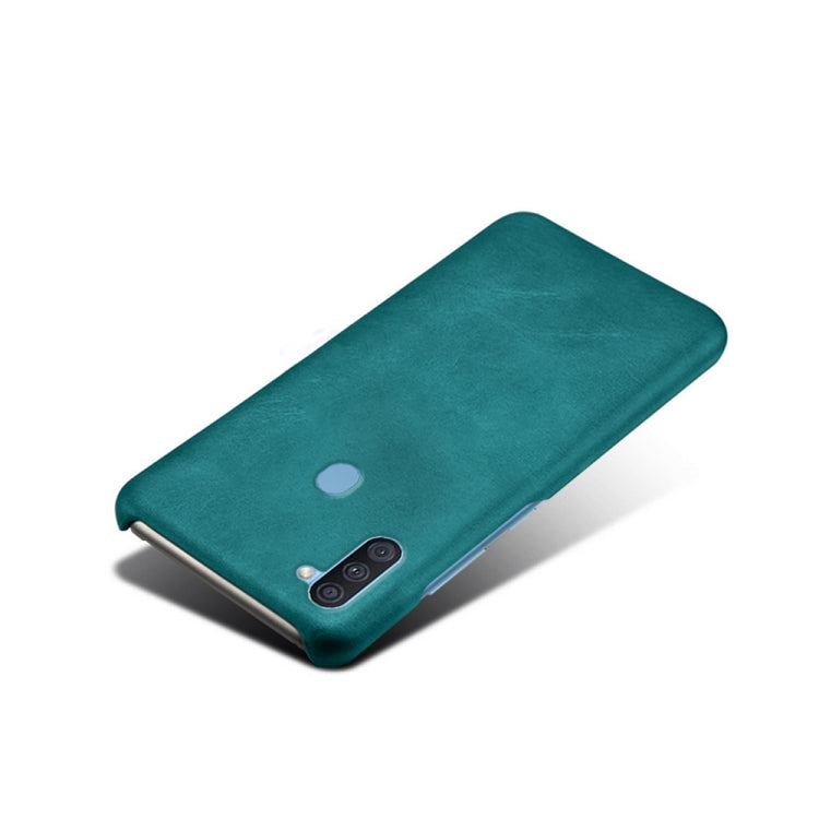 Calf Texture  PC + PU Phone Case For Samsung Galaxy A11