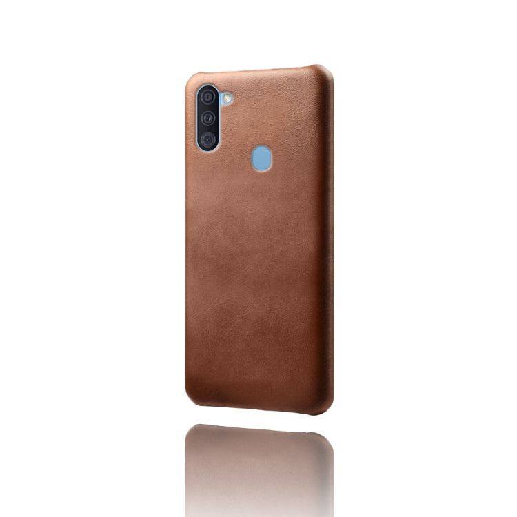 Calf Texture  PC + PU Phone Case For Samsung Galaxy A11