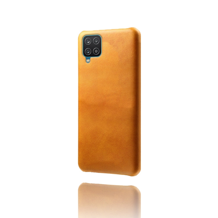 Calf Texture  PC + PU Phone Case For Samsung Galaxy A12