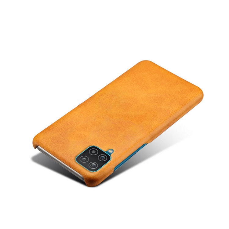 Calf Texture  PC + PU Phone Case For Samsung Galaxy A12