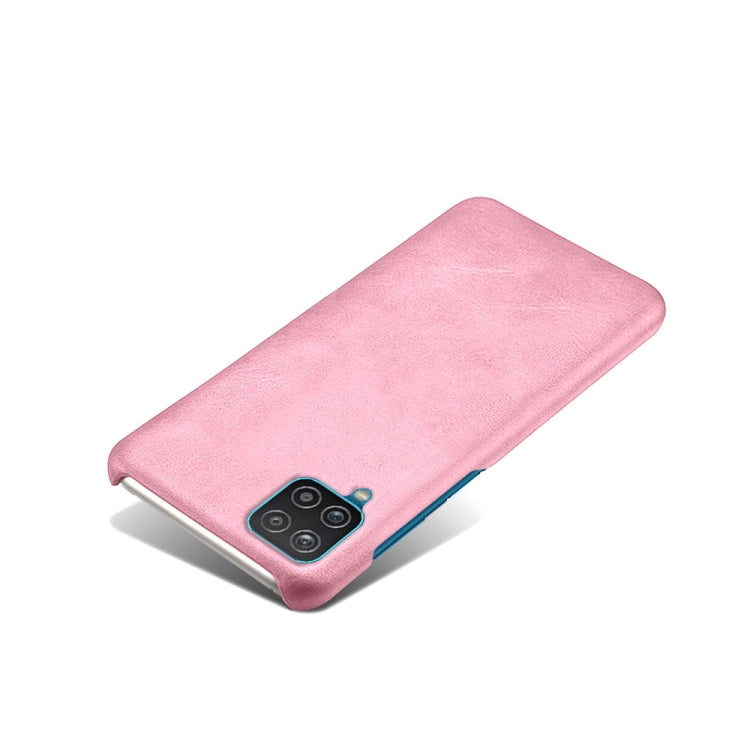Calf Texture  PC + PU Phone Case For Samsung Galaxy A12