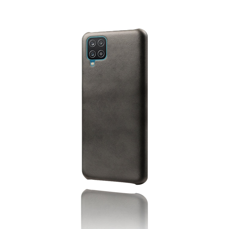 Calf Texture  PC + PU Phone Case For Samsung Galaxy A12