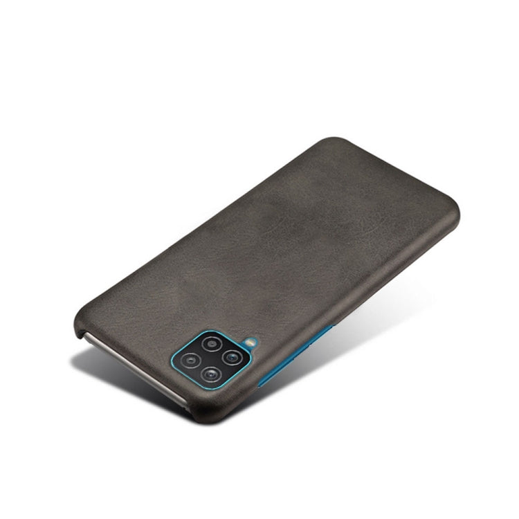 Calf Texture  PC + PU Phone Case For Samsung Galaxy A12