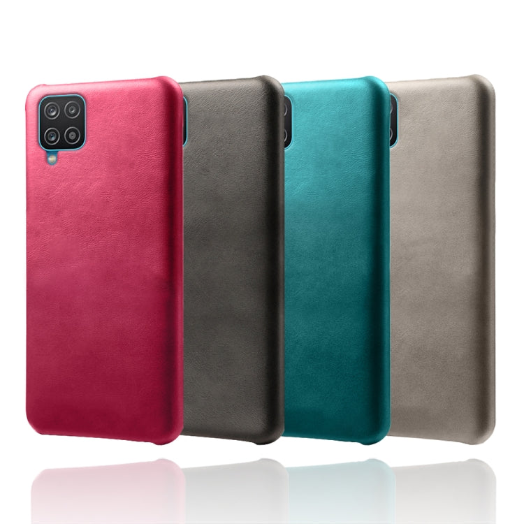 Calf Texture  PC + PU Phone Case For Samsung Galaxy A12