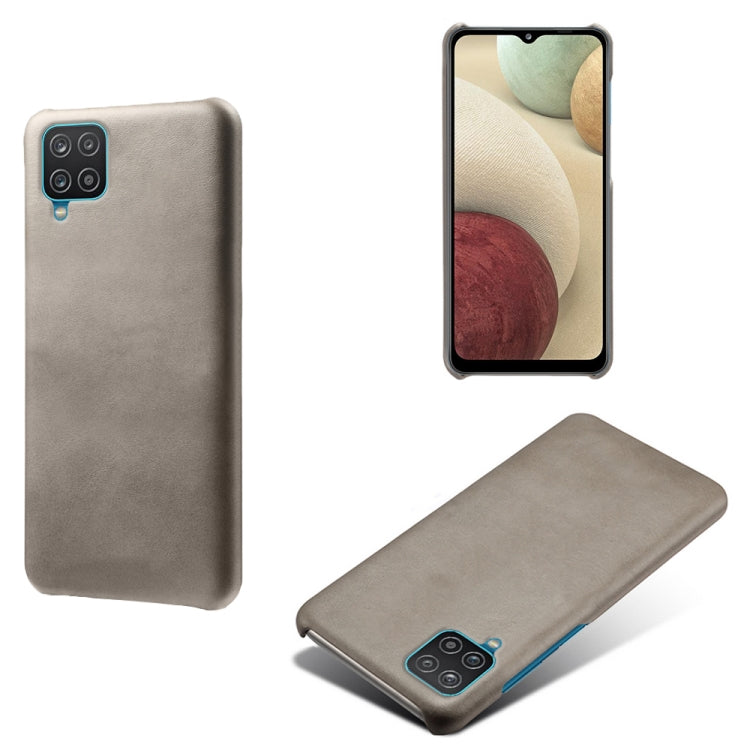 Calf Texture  PC + PU Phone Case For Samsung Galaxy A12
