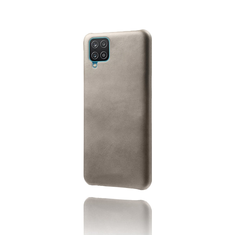 Calf Texture  PC + PU Phone Case For Samsung Galaxy A12