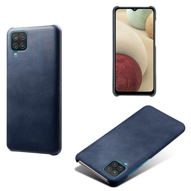 Calf Texture  PC + PU Phone Case For Samsung Galaxy A12