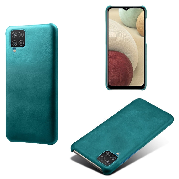 Calf Texture  PC + PU Phone Case For Samsung Galaxy A12
