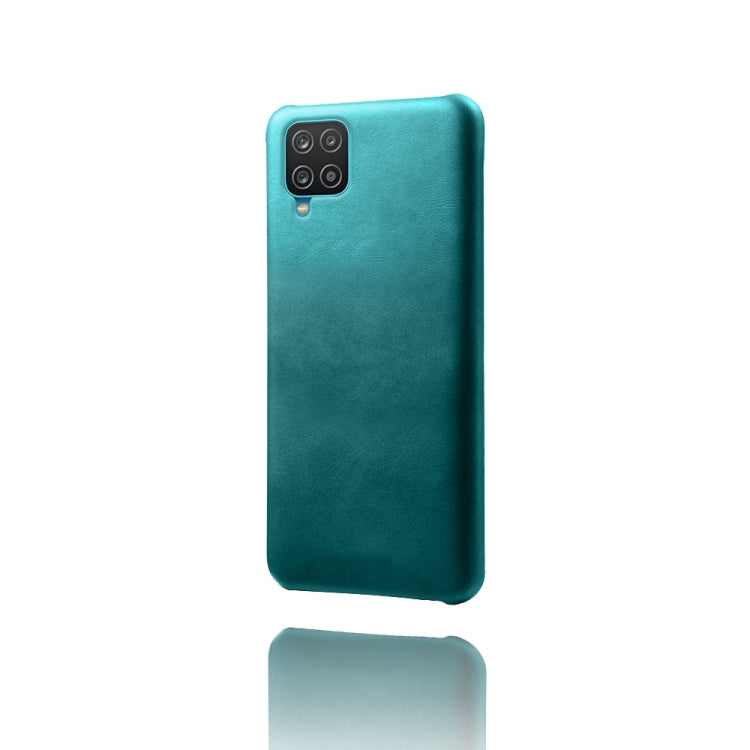 Calf Texture  PC + PU Phone Case For Samsung Galaxy A12