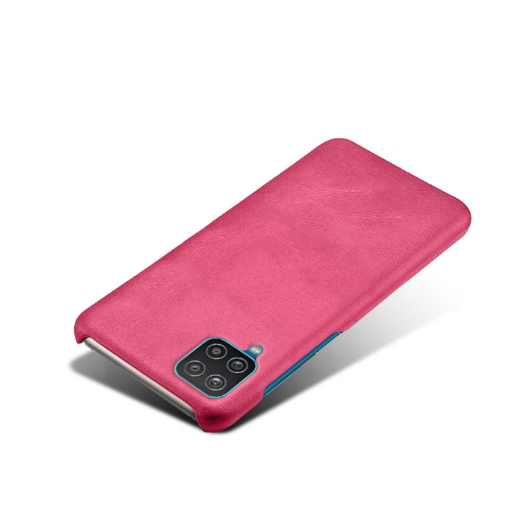 Calf Texture  PC + PU Phone Case For Samsung Galaxy A12