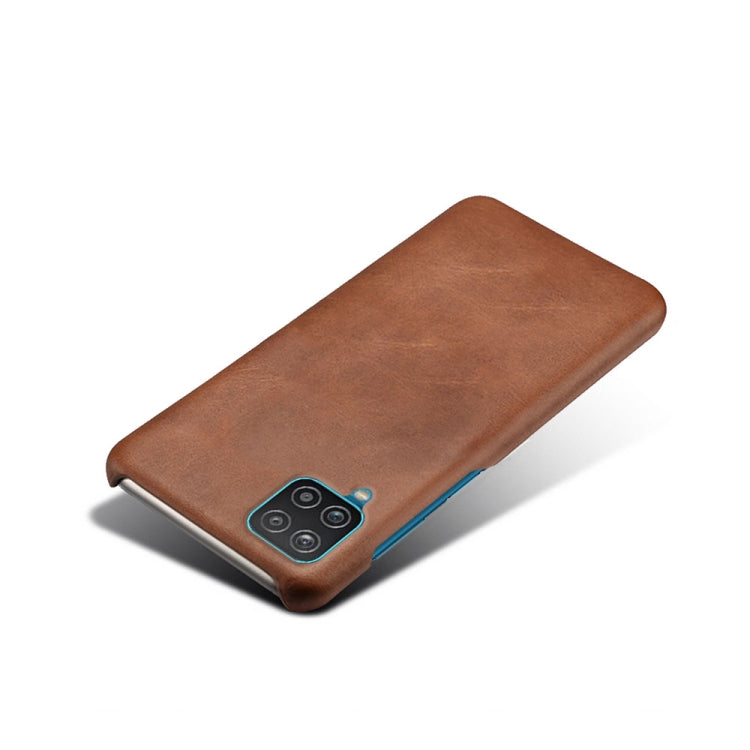 Calf Texture  PC + PU Phone Case For Samsung Galaxy A12
