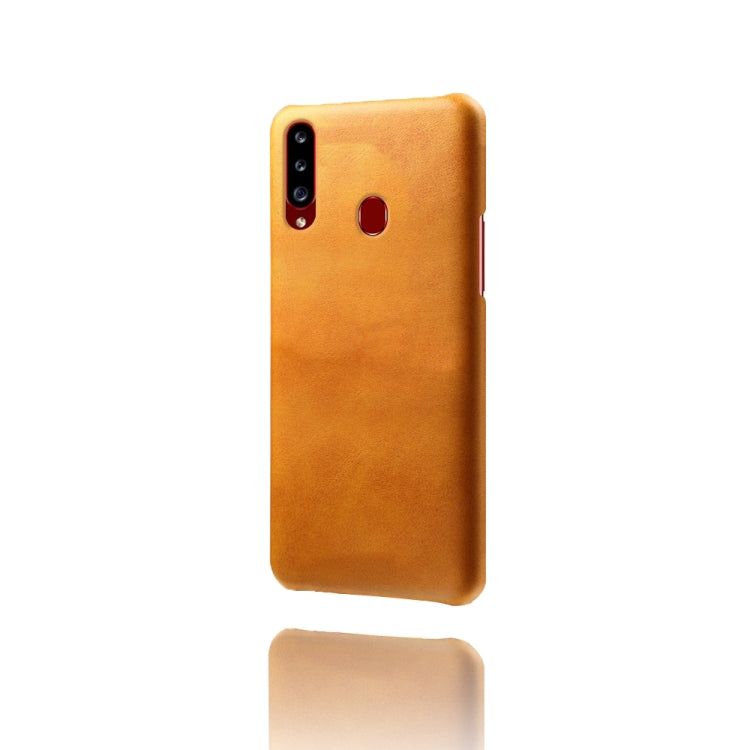 Calf Texture  PC + PU Phone Case For Samsung Galaxy A20s