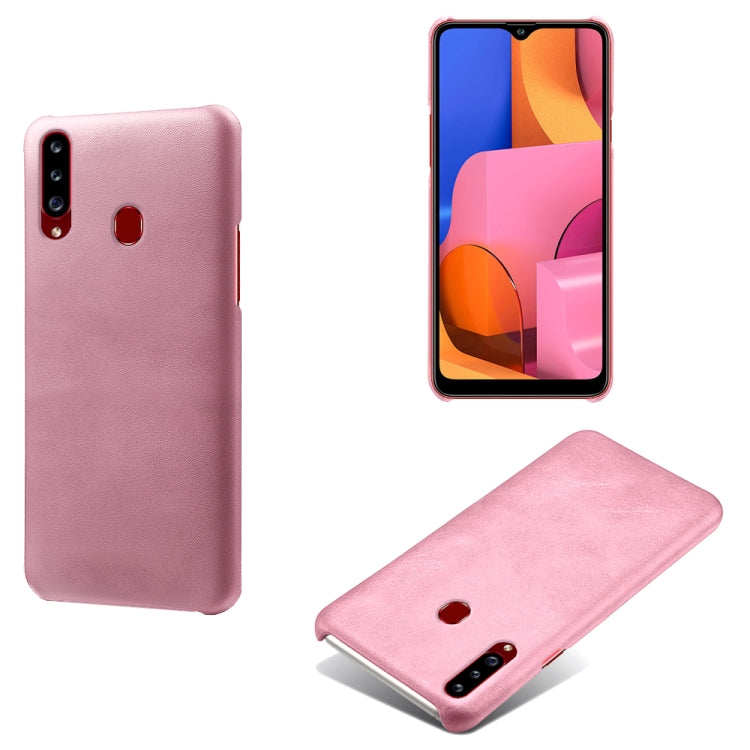 Calf Texture  PC + PU Phone Case For Samsung Galaxy A20s