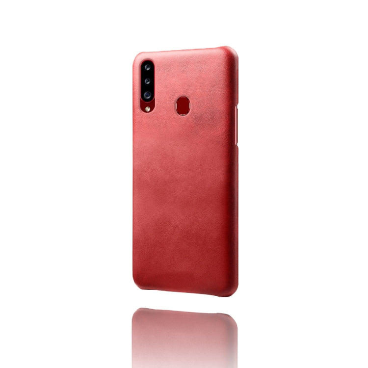 Calf Texture  PC + PU Phone Case For Samsung Galaxy A20s