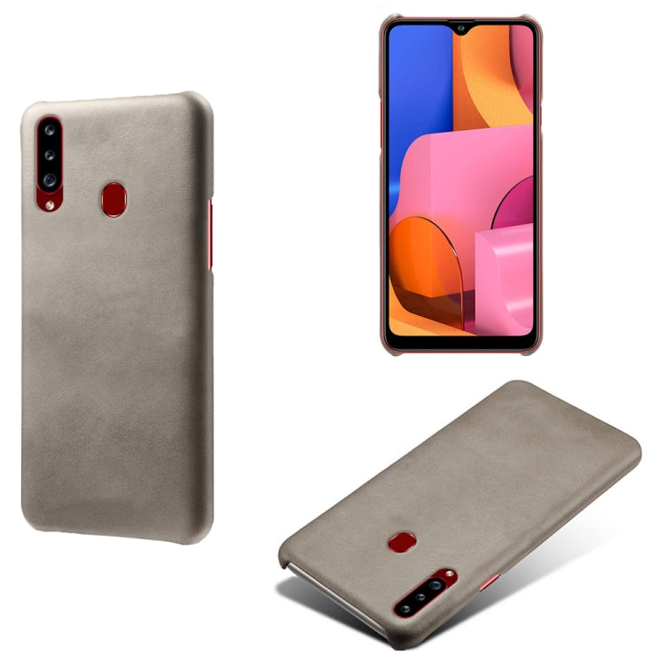 Calf Texture  PC + PU Phone Case For Samsung Galaxy A20s