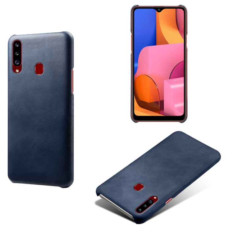 Calf Texture  PC + PU Phone Case For Samsung Galaxy A20s