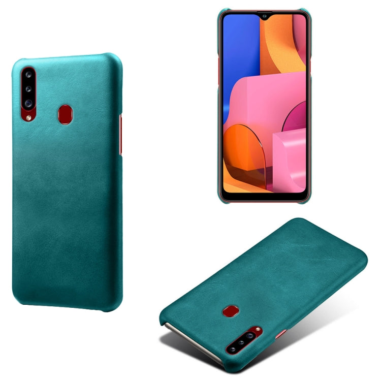 Calf Texture  PC + PU Phone Case For Samsung Galaxy A20s