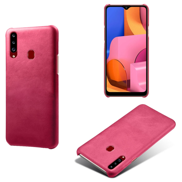 Calf Texture  PC + PU Phone Case For Samsung Galaxy A20s