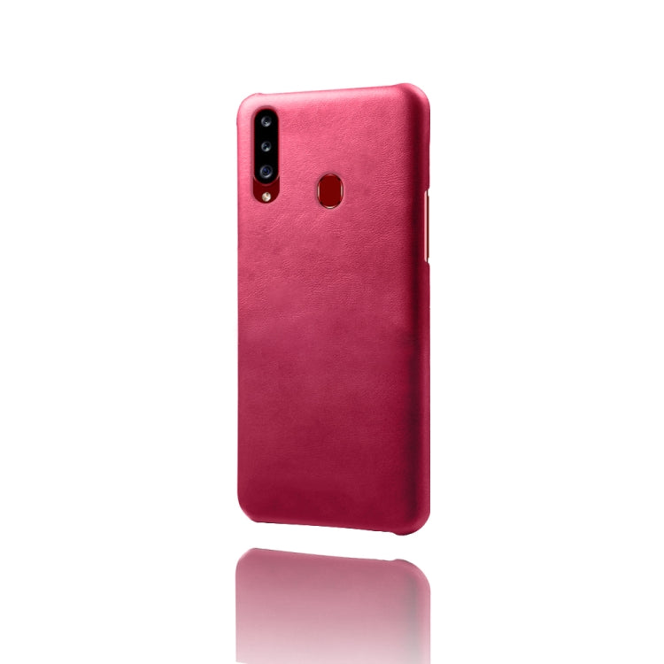 Calf Texture  PC + PU Phone Case For Samsung Galaxy A20s