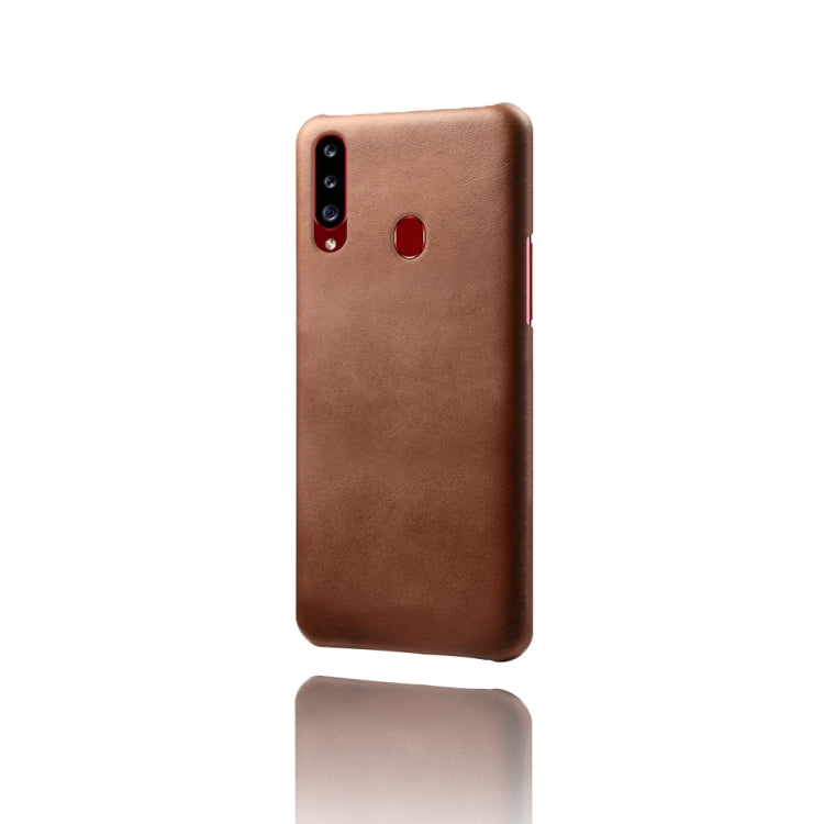 Calf Texture  PC + PU Phone Case For Samsung Galaxy A20s