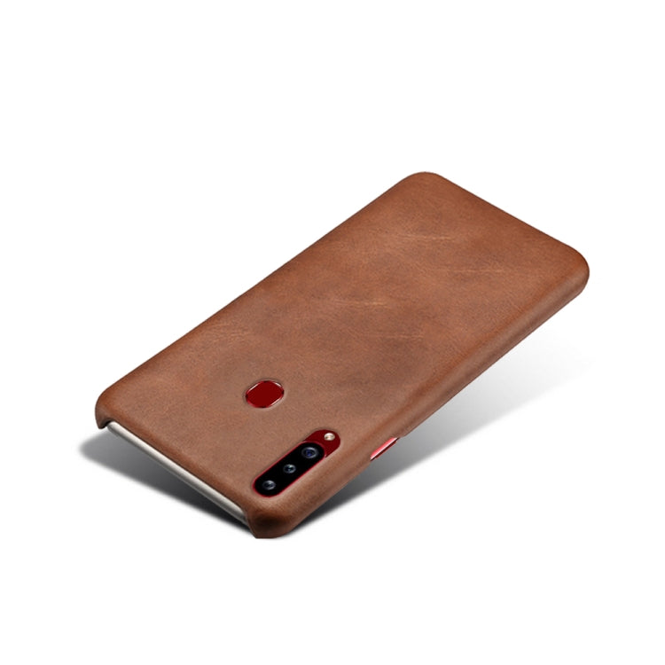 Calf Texture  PC + PU Phone Case For Samsung Galaxy A20s