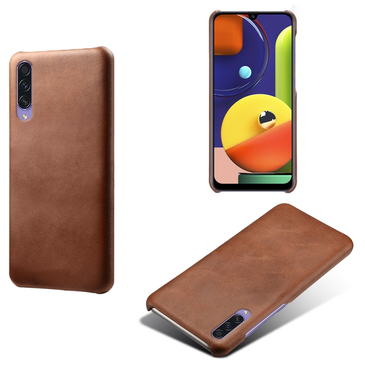 Calf Texture  PC + PU Phone Case For Samsung Galaxy A50