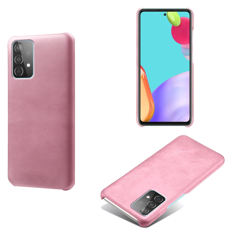 Calf Texture  PC + PU Phone Case For Samsung Galaxy A52 5G