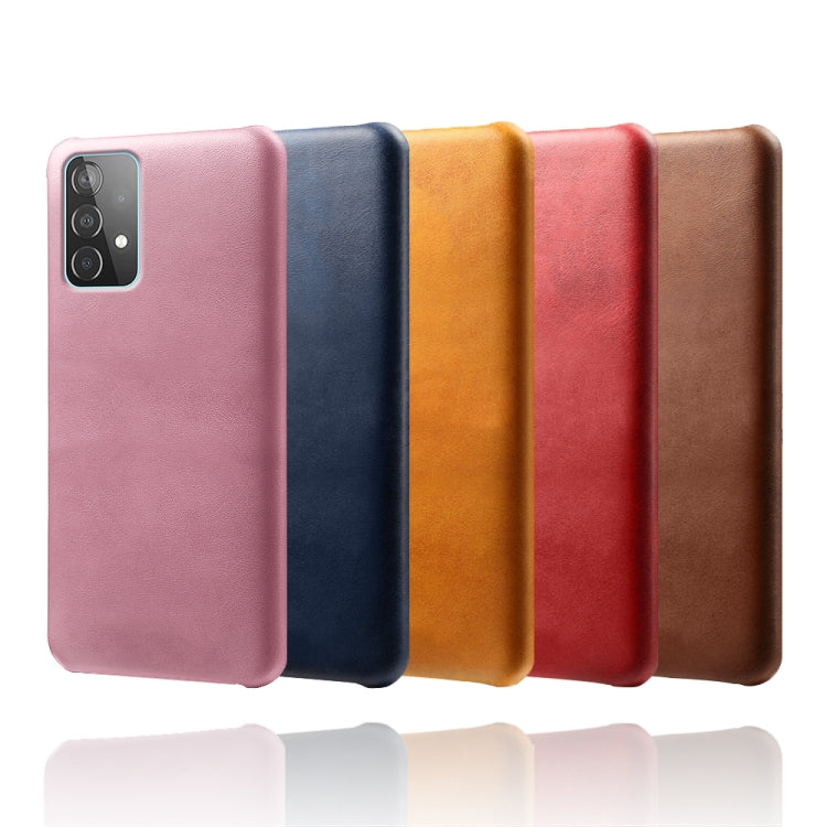 Calf Texture  PC + PU Phone Case For Samsung Galaxy A52 5G
