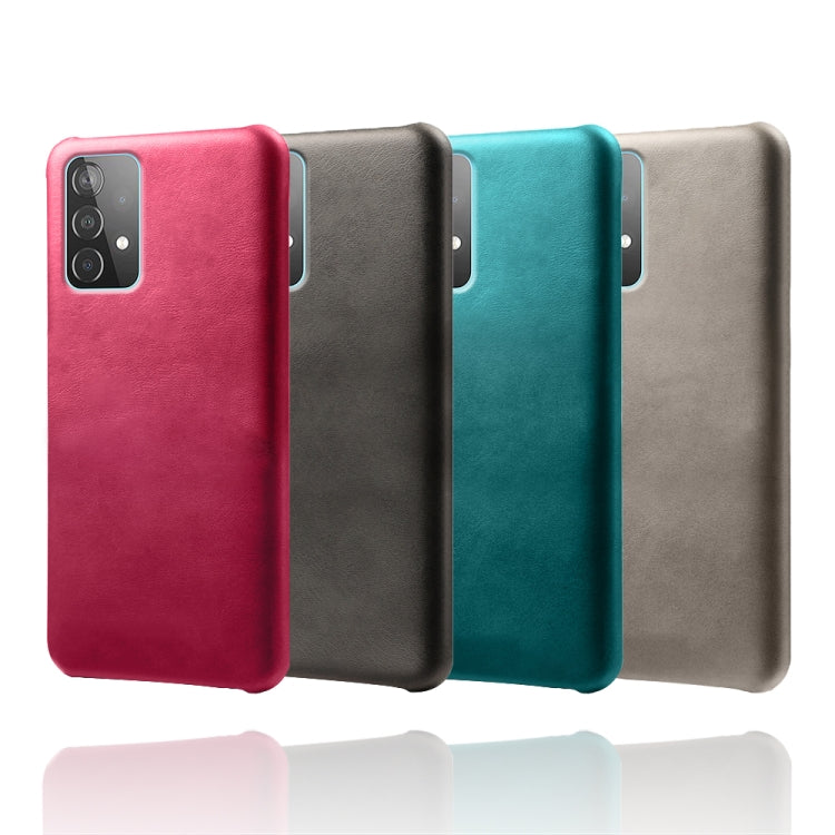 Calf Texture  PC + PU Phone Case For Samsung Galaxy A52 5G