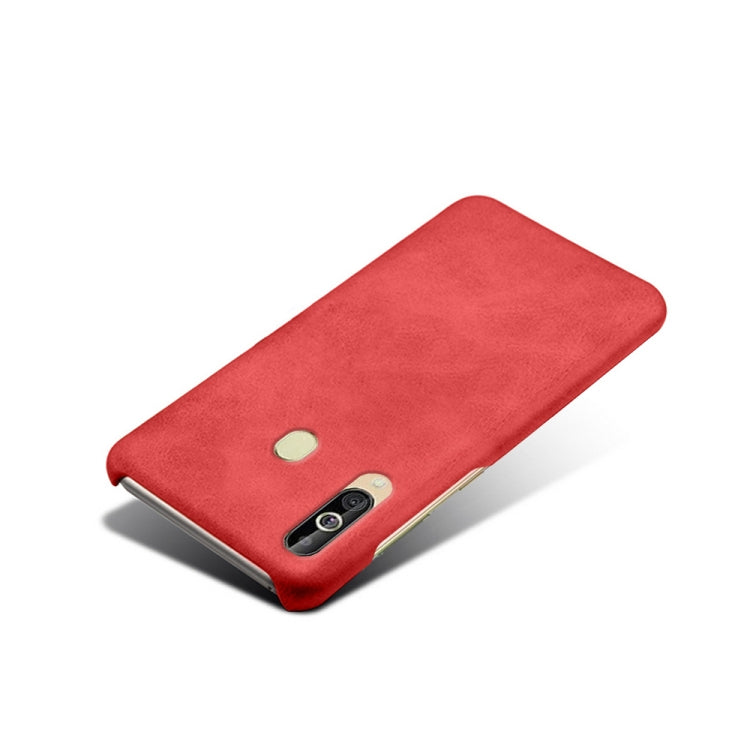 Calf Texture  PC + PU Phone Case For Samsung Galaxy A60