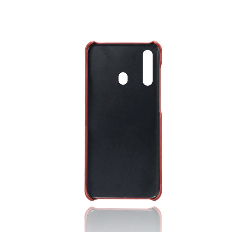 Calf Texture  PC + PU Phone Case For Samsung Galaxy A60
